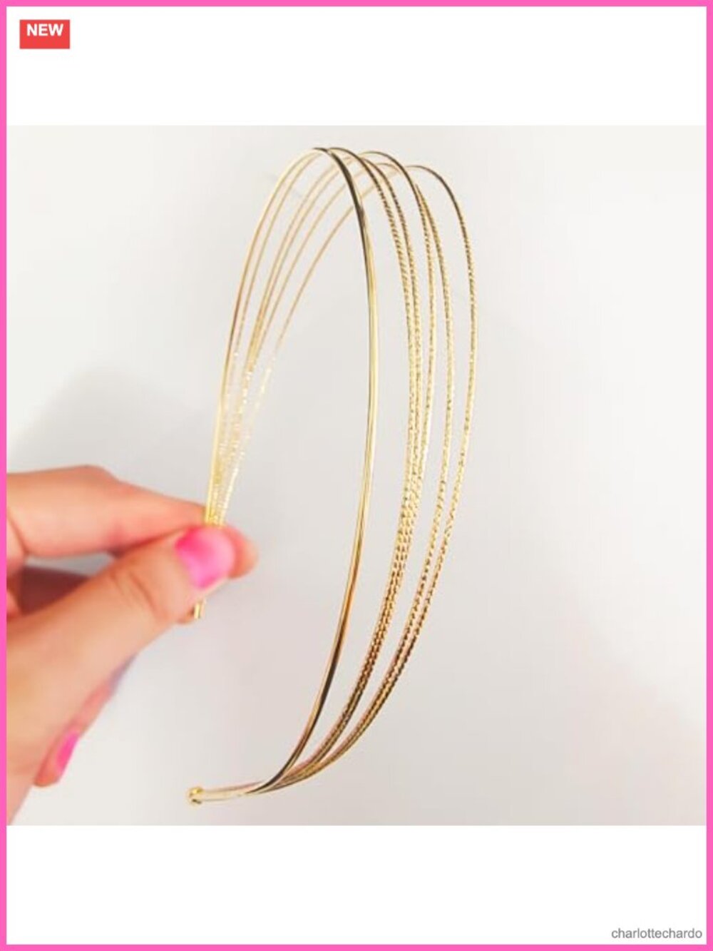 2 Pack Multi Layer Metal Headbands Adjustable Hair Accessories